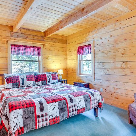 Secluded Black Hawk Log Cabin With Fire Pit! Exterior photo
