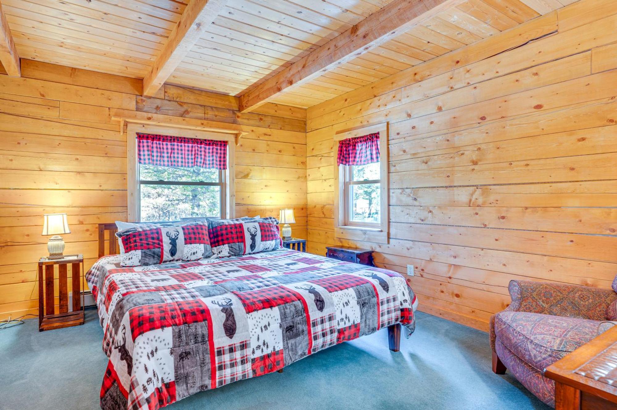 Secluded Black Hawk Log Cabin With Fire Pit! Exterior photo