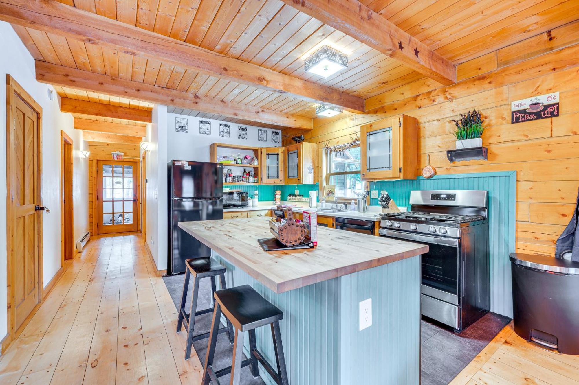 Secluded Black Hawk Log Cabin With Fire Pit! Exterior photo